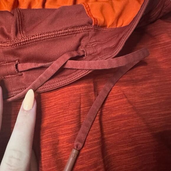 Lululemon Pace Breaker Short *Linerless 7" Heather Allover Solar Orange Magma XS - Picture 11 of 13